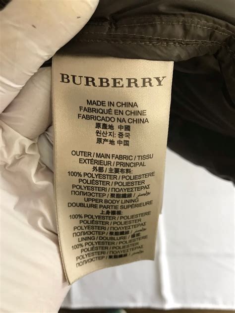 is burberry brit made in china|where are burberry bags made.